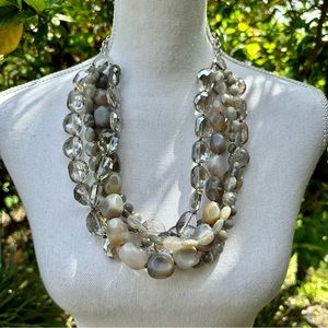 Authentic Versace Stone and Crystal Necklace